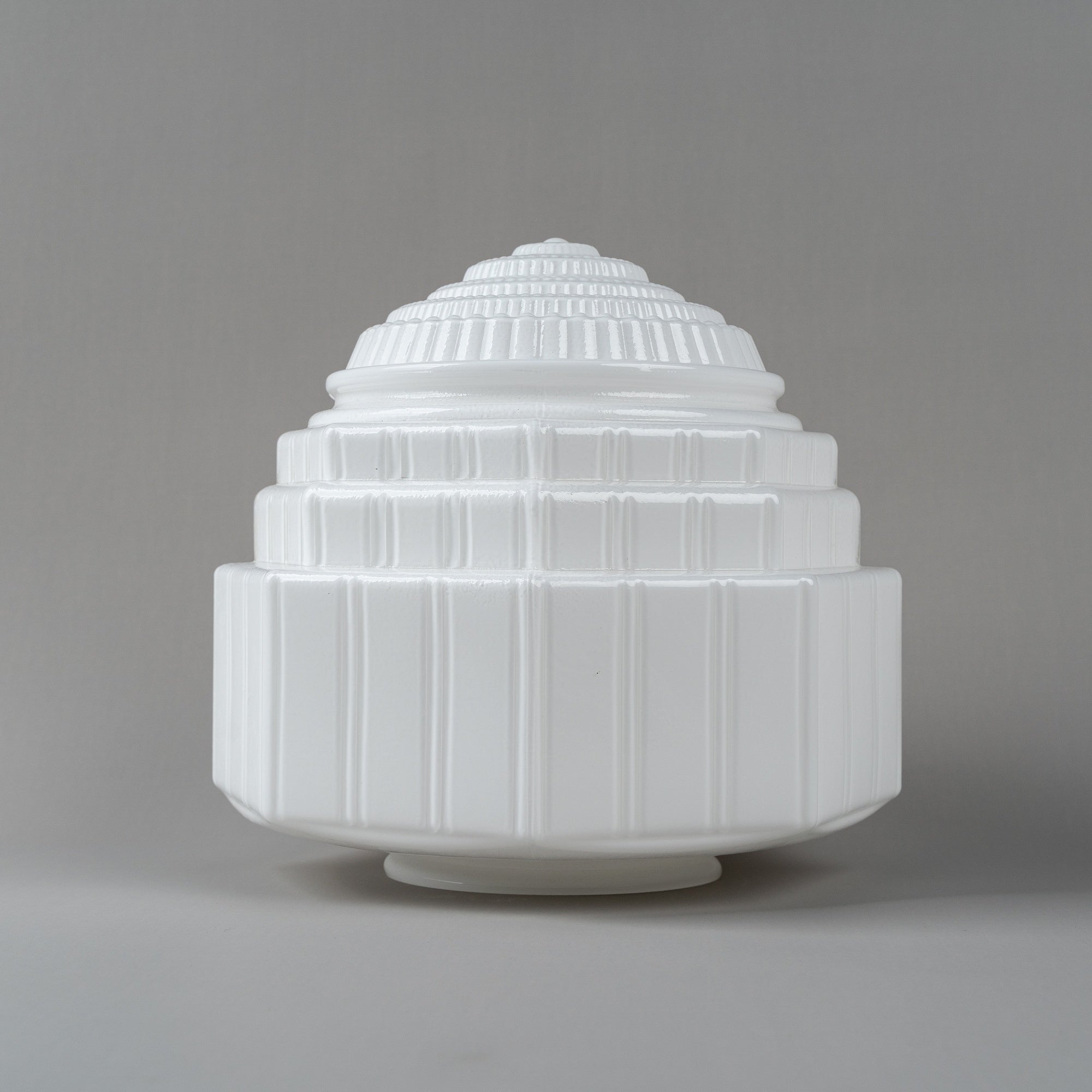 St Helens Glass Shade 6 1/4" Fitter, Opal Gloss
