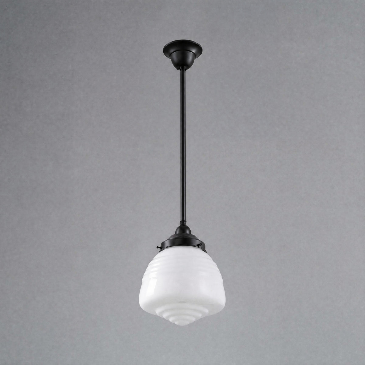 Domec Opal Gloss Glass on Rod Set 1/2'' x 1/2m, Patina