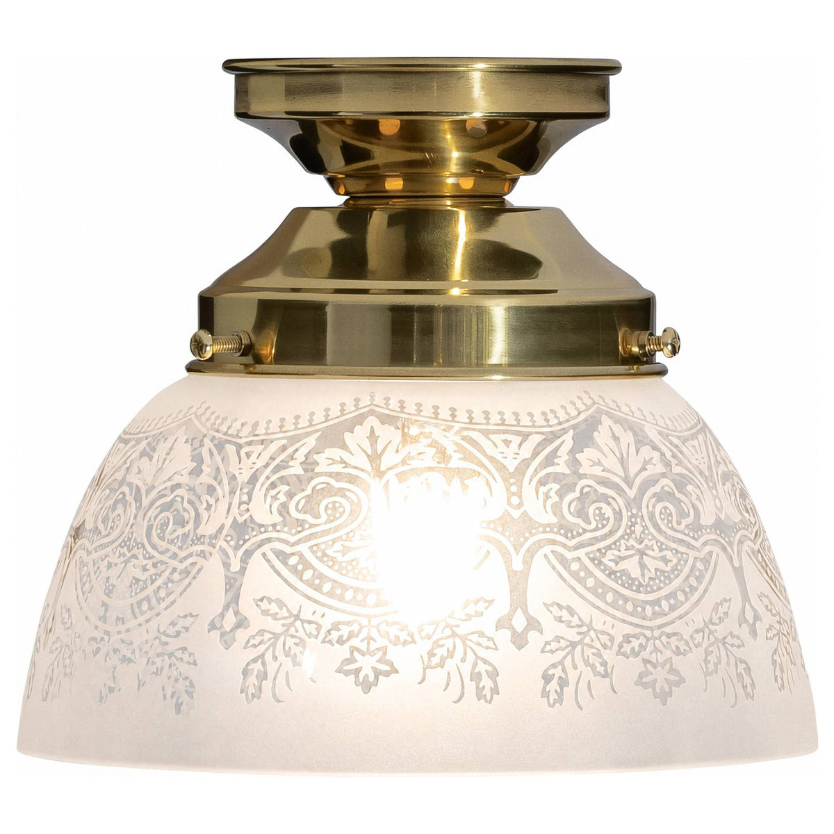 Keon Frost Etch Batten Fix - Polished Brass