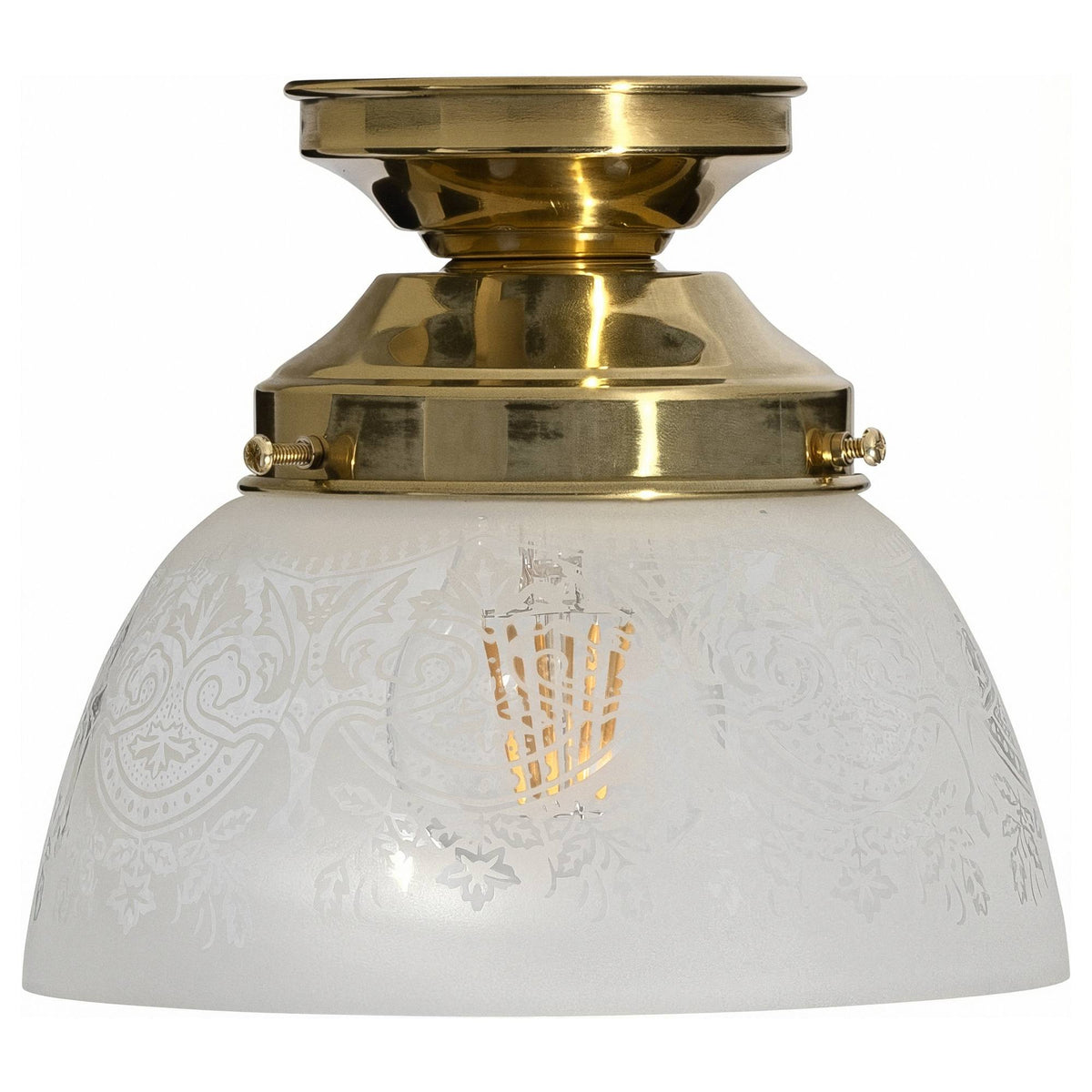 Keon Frost Etch Batten Fix - Polished Brass
