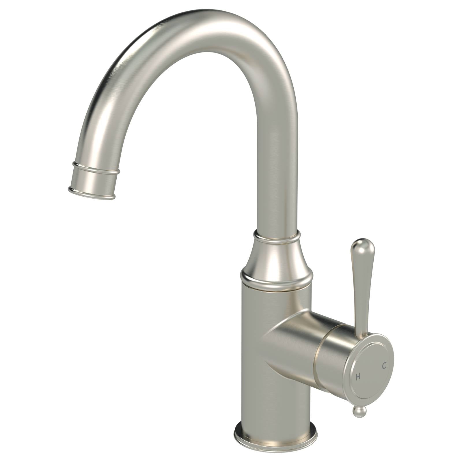 Harrington Basin Mixer, Brushed Nickel