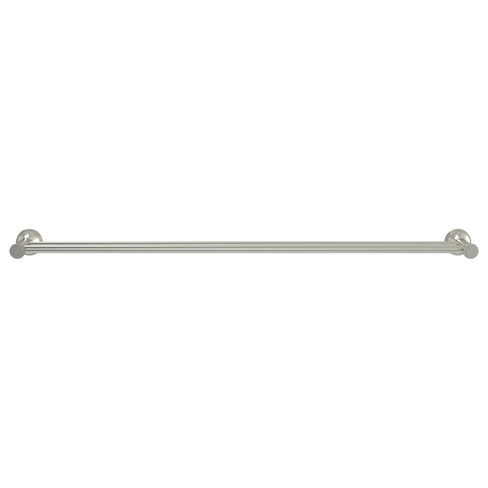 Harrington Double Towel Rail, Brushed Nickel