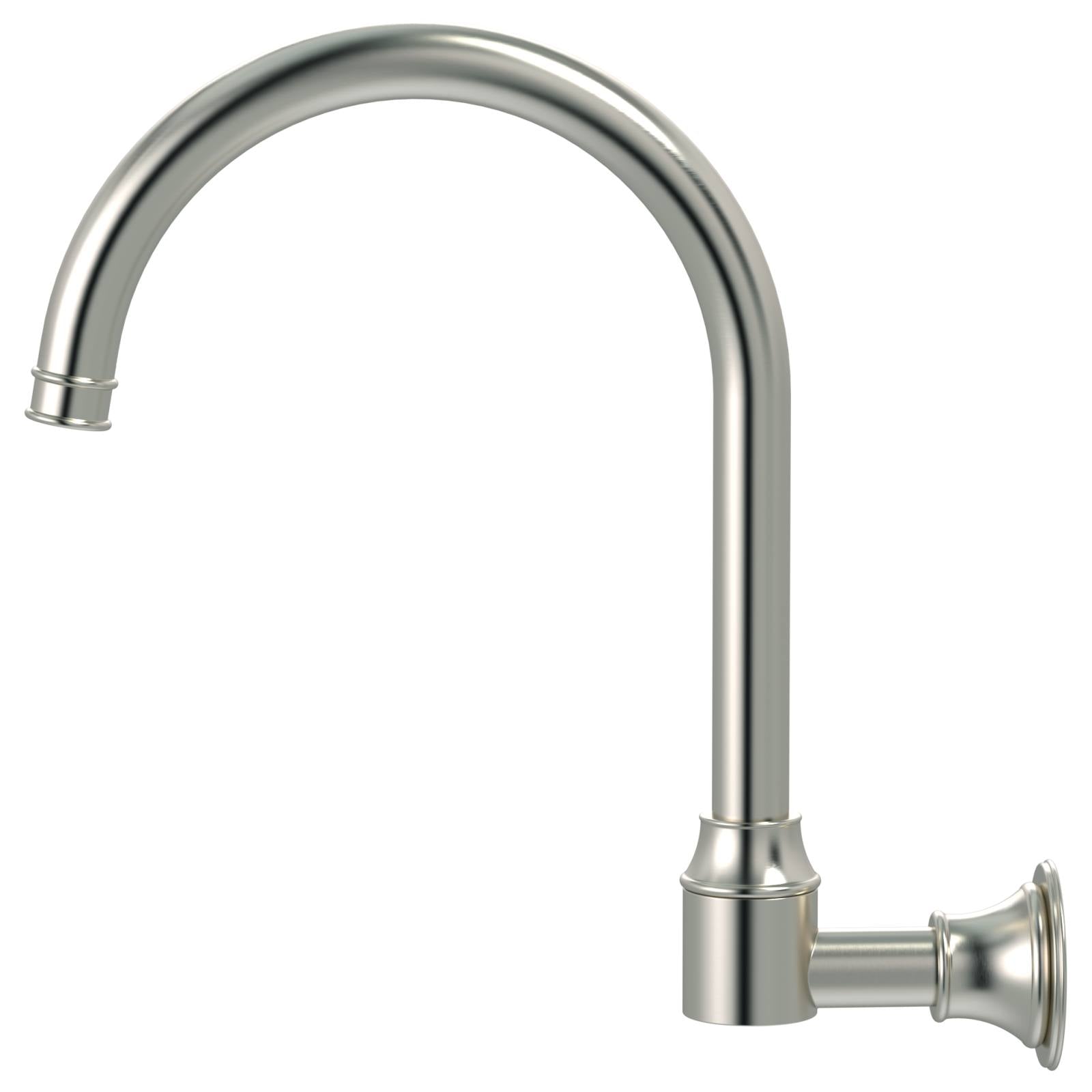 Harrington Wall Mount Swivel Spout, Brushed Nickel