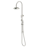 Harrington Shower Rail Set, Brushed Nickel