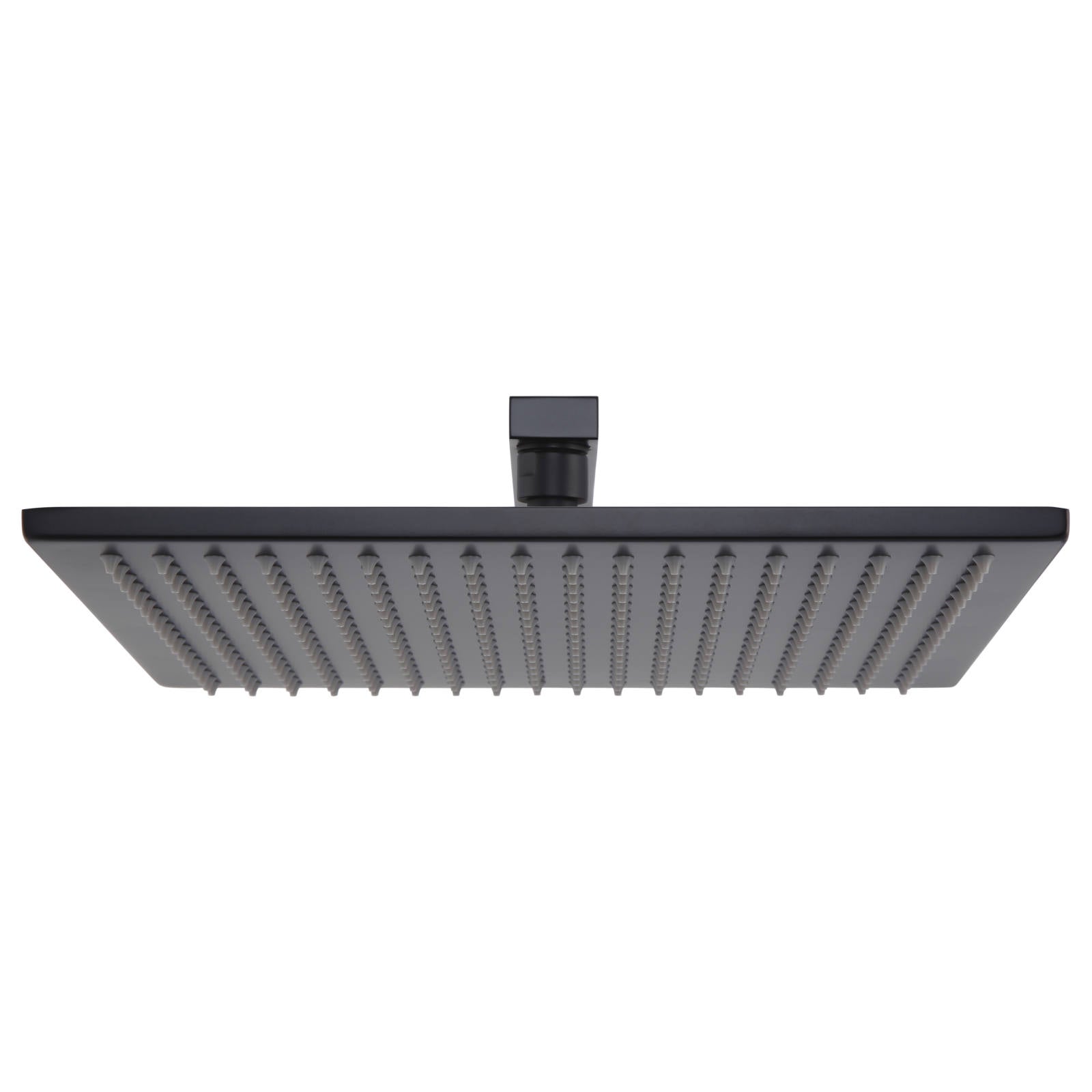 30cm Square Wall Mounted Shower, Matte Black