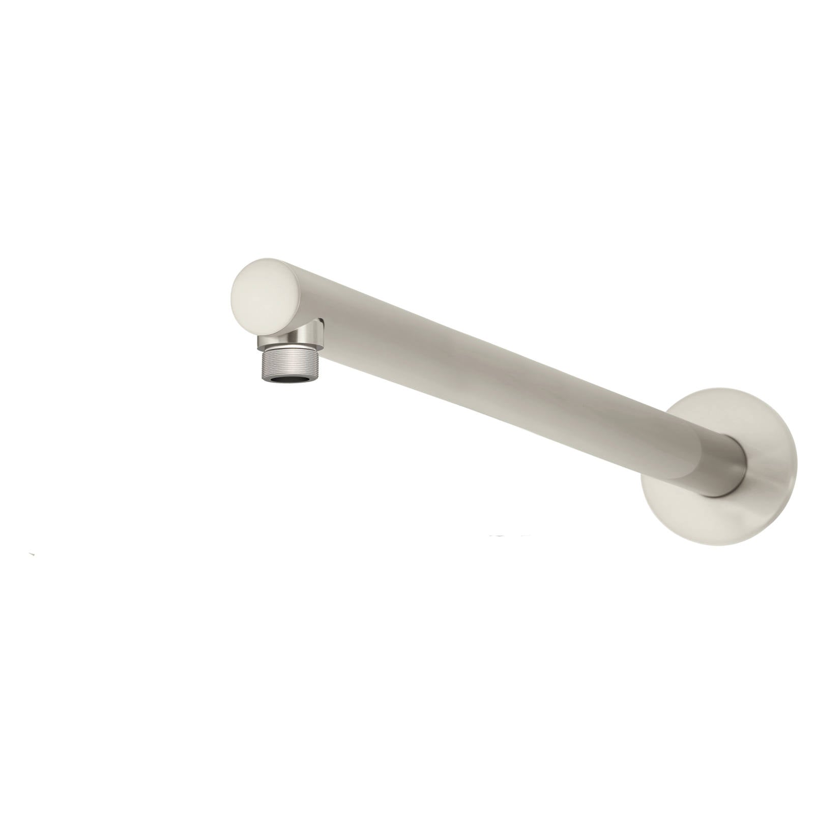 Round Wall Shower Arm, 400mm, PVD Brushed Nickel