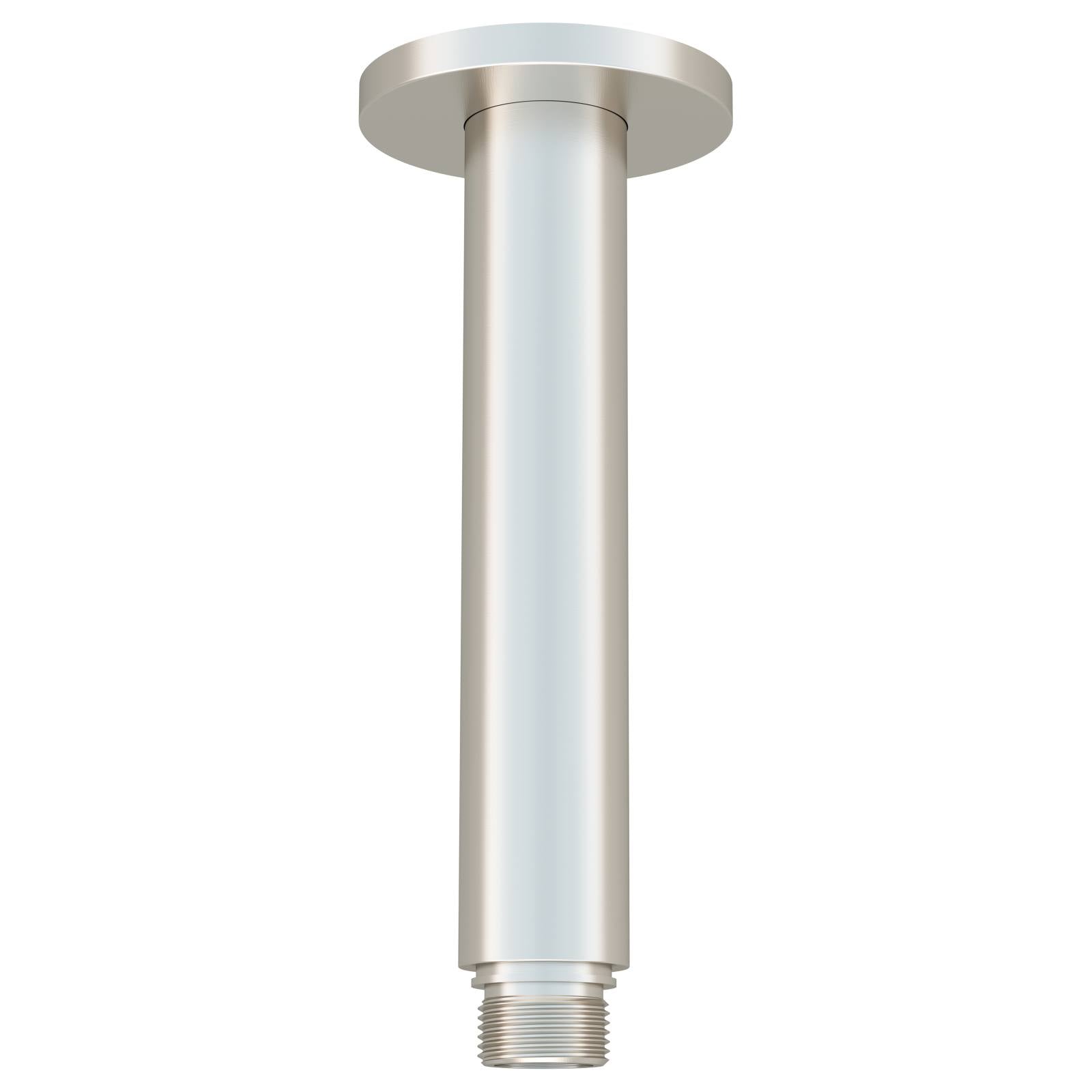 Round Ceiling Shower Arm 150mm, Brushed Nickel
