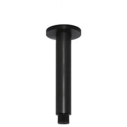 Round Ceiling Shower Arm 150mm, Matte Black