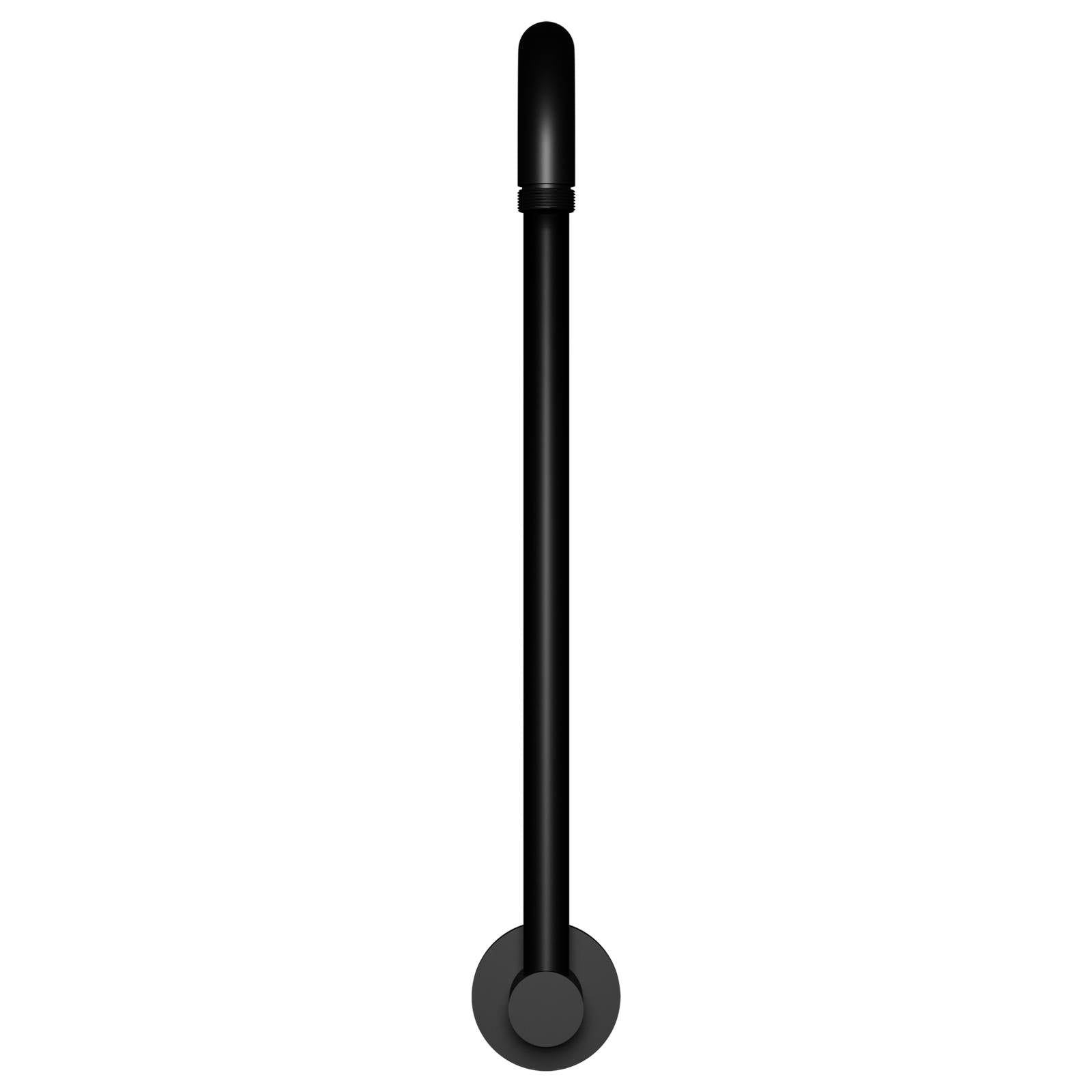 High Rise Shower Arm, Matte Black
