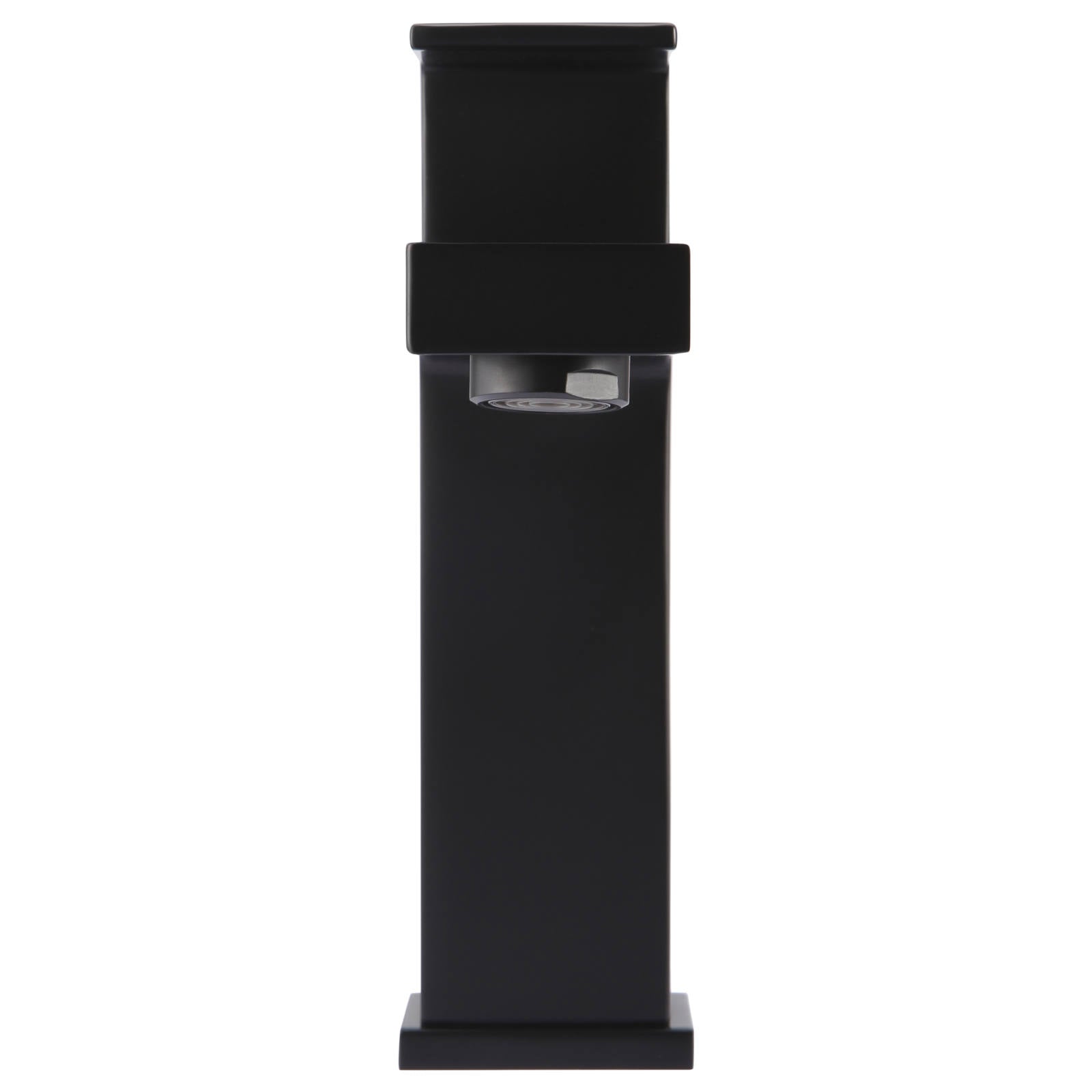 Square Basin Mixer, Matte Black