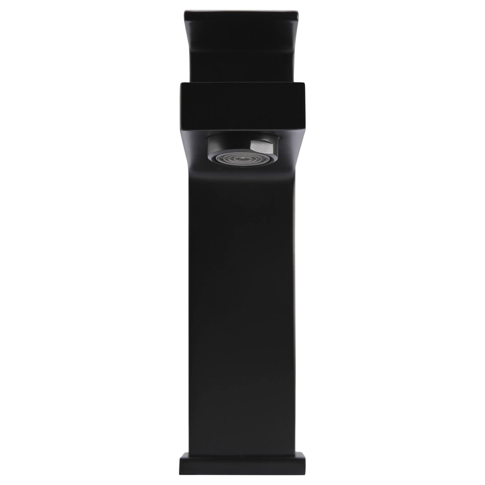 Square Basin Mixer, Matte Black