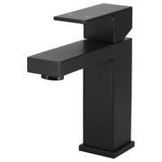 Square Basin Mixer, Matte Black