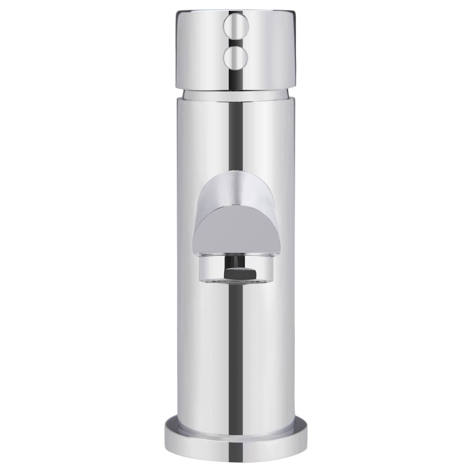 Round Basin Mixer, Polished Chrome