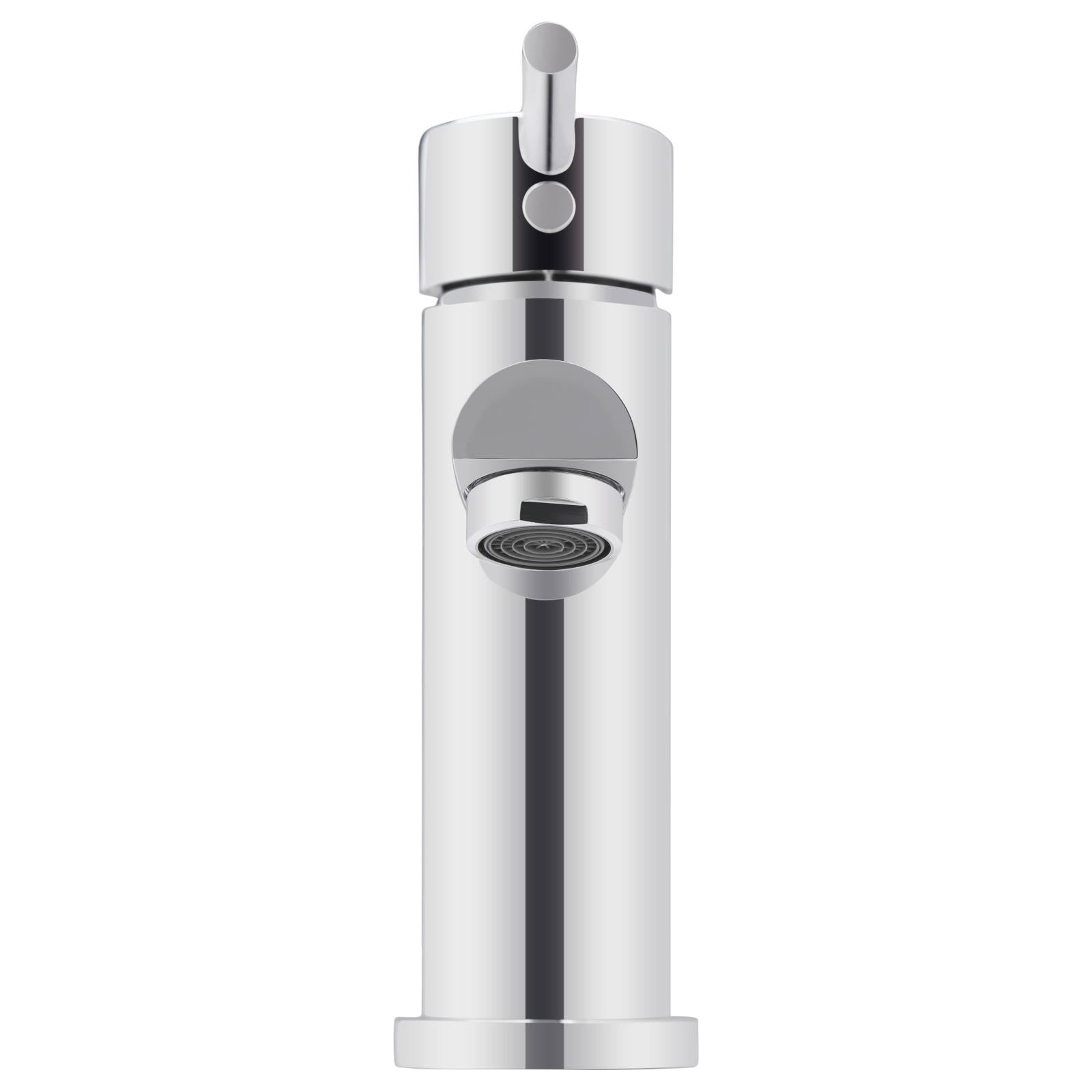 Round Basin Mixer, Polished Chrome