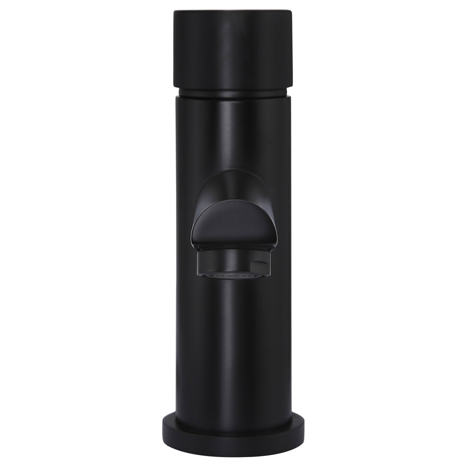 Round Pinless Basin Mixer, Matte Black