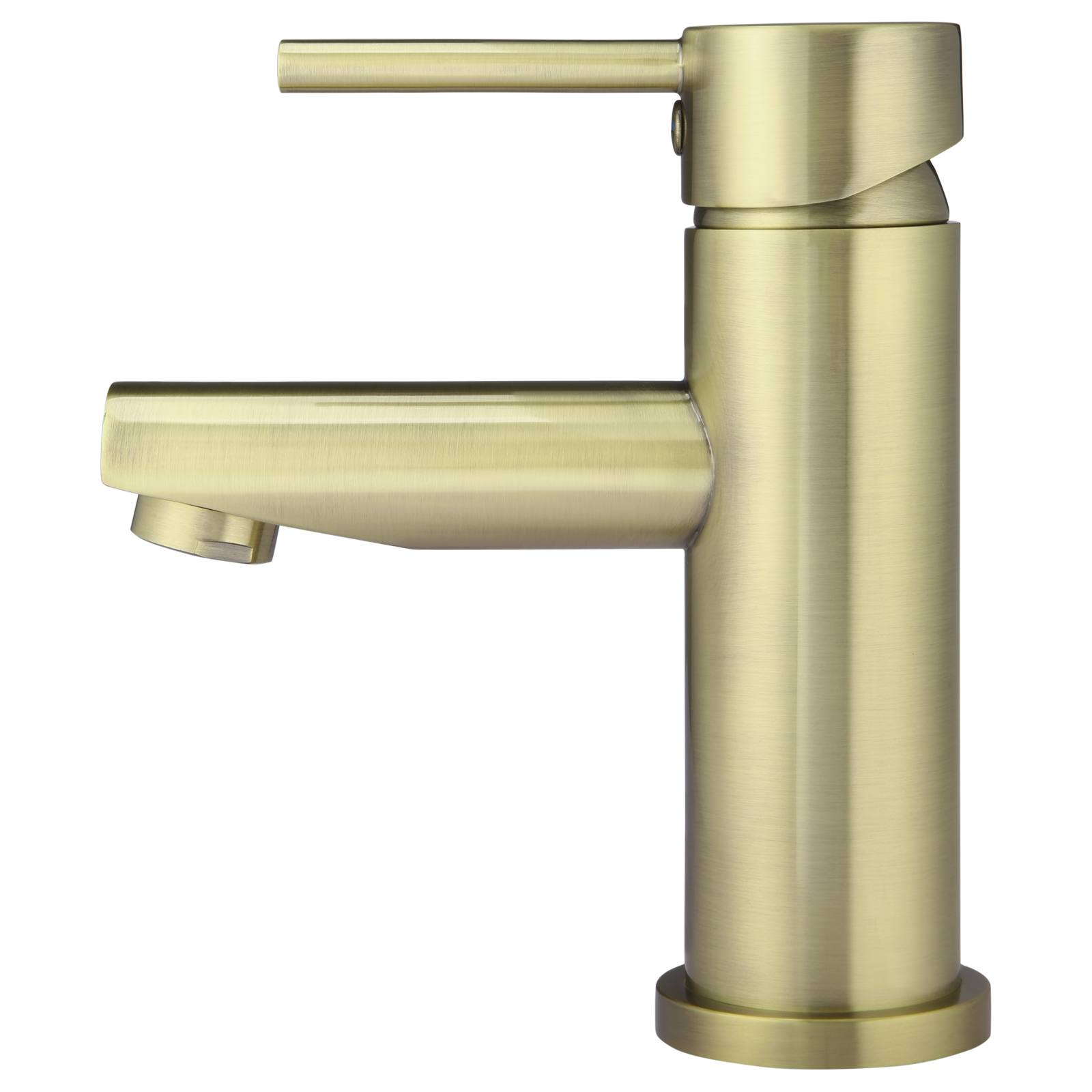 Round Basin Mixer, Tiger Bronze