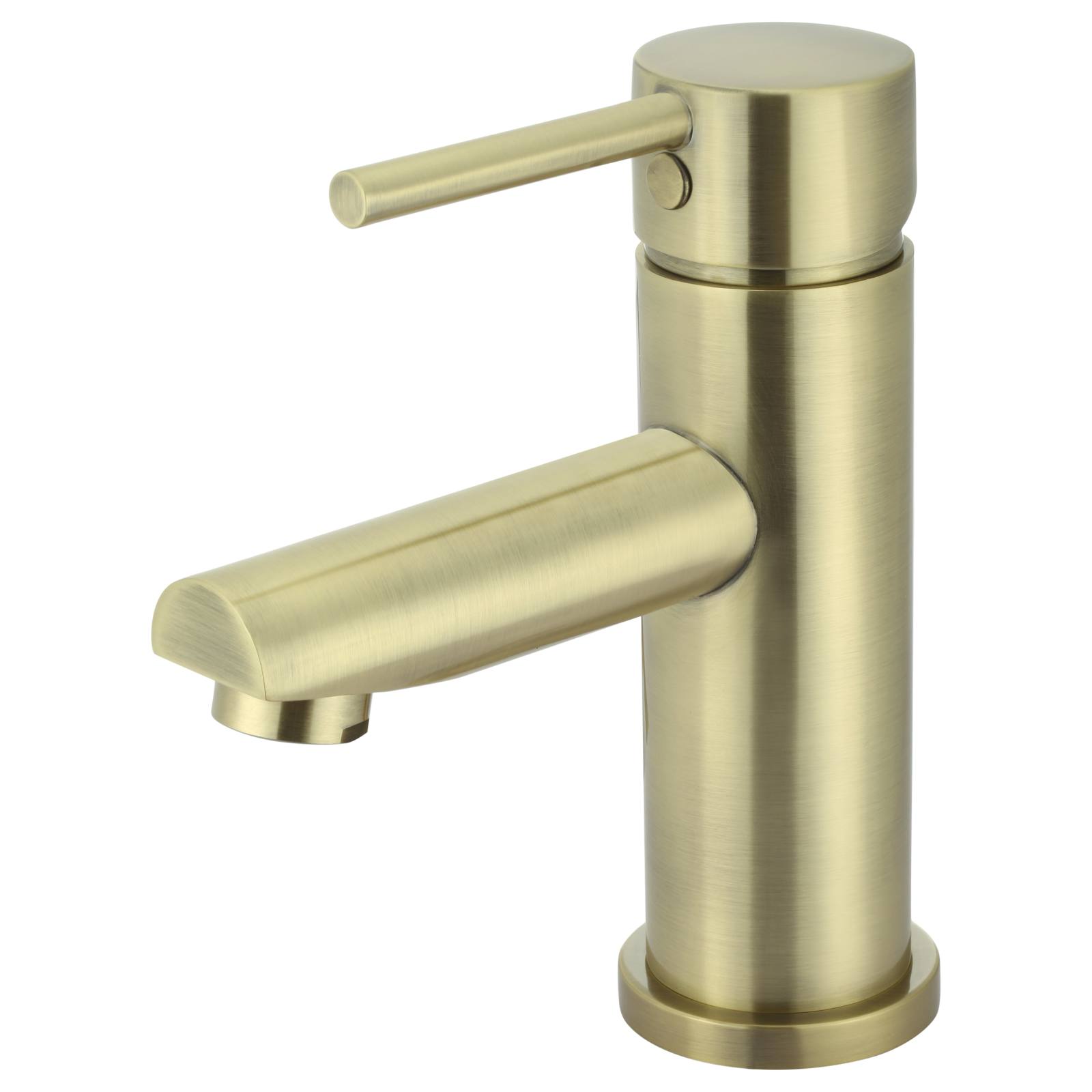 Round Basin Mixer, Tiger Bronze