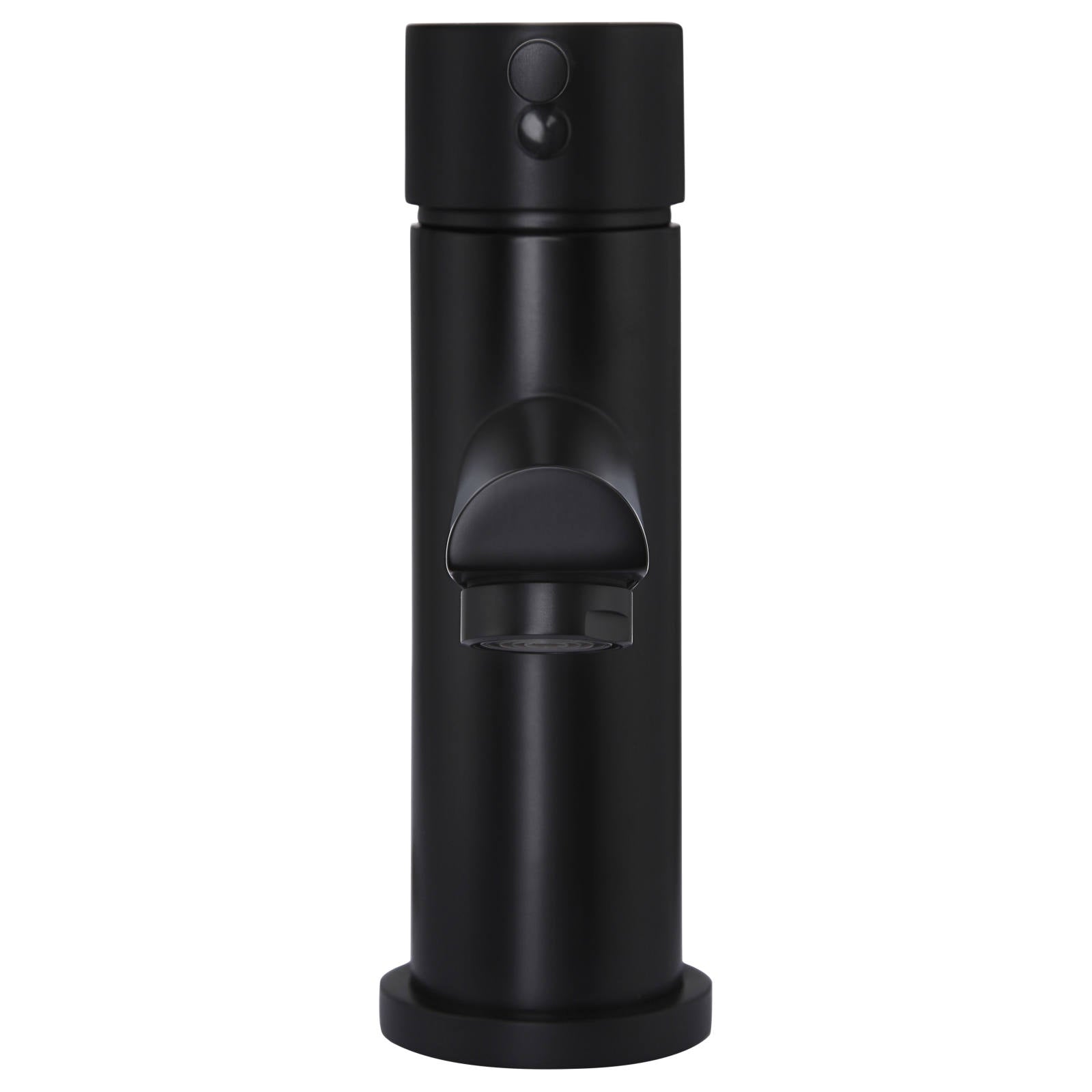 Round Basin Mixer, Matte Black