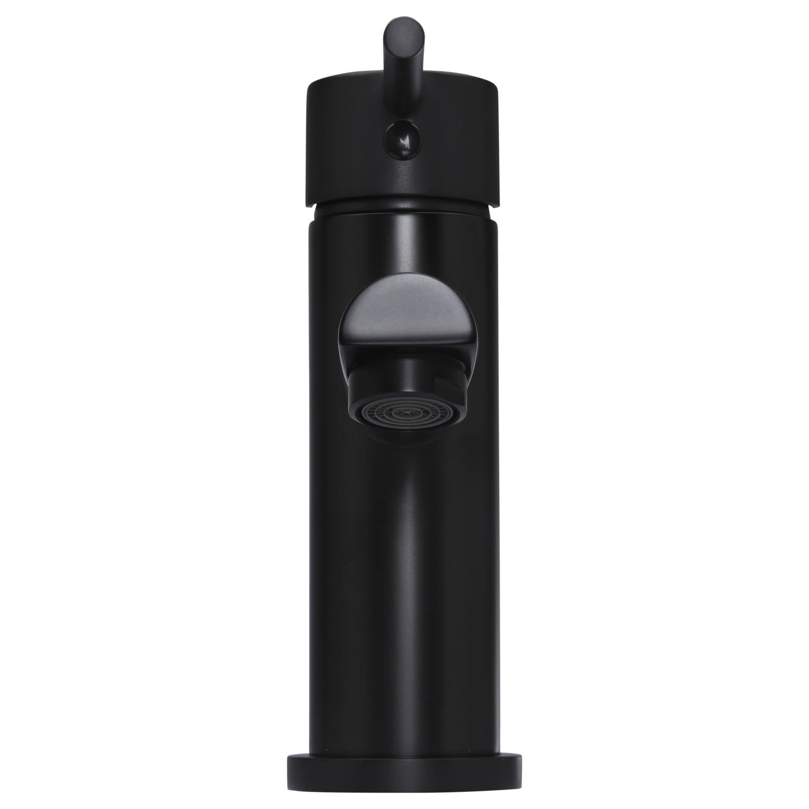 Round Basin Mixer, Matte Black