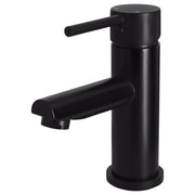 Round Basin Mixer, Matte Black