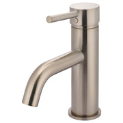 Round Basin Mixer Curved, Champagne