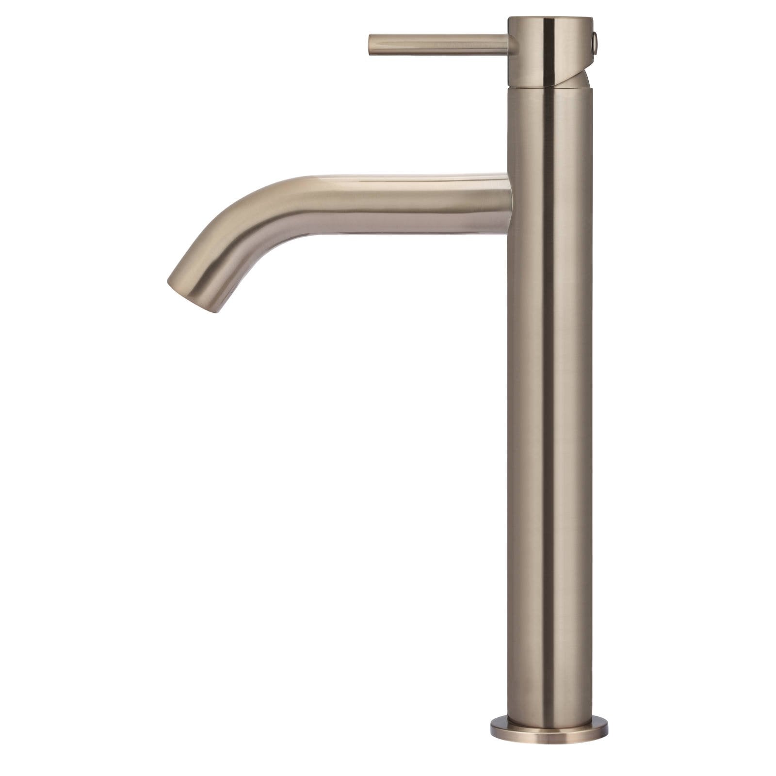 Piccola Tall Basin Mixer, Champagne