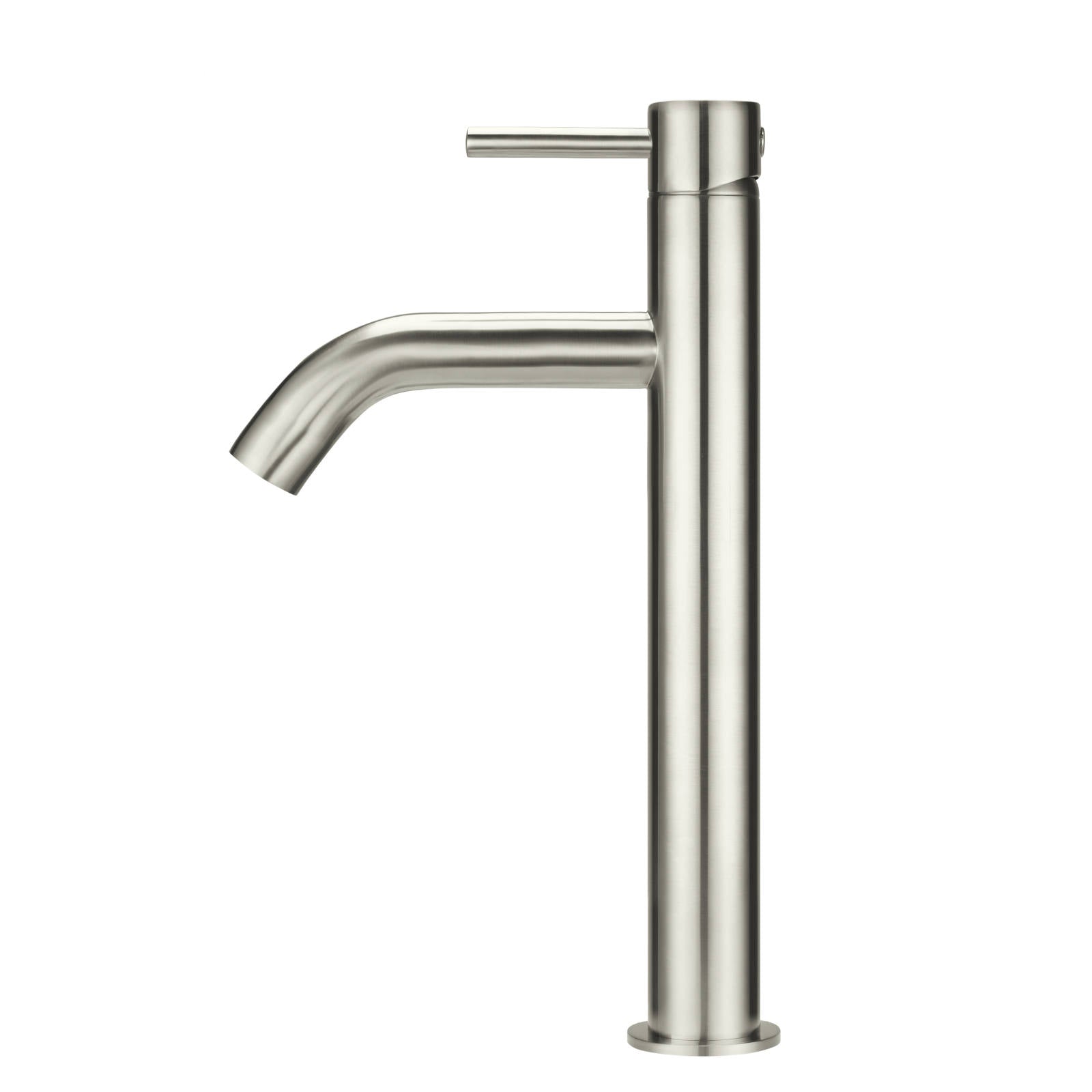 Piccola Tall Basin Mixer, Brushed Nickel