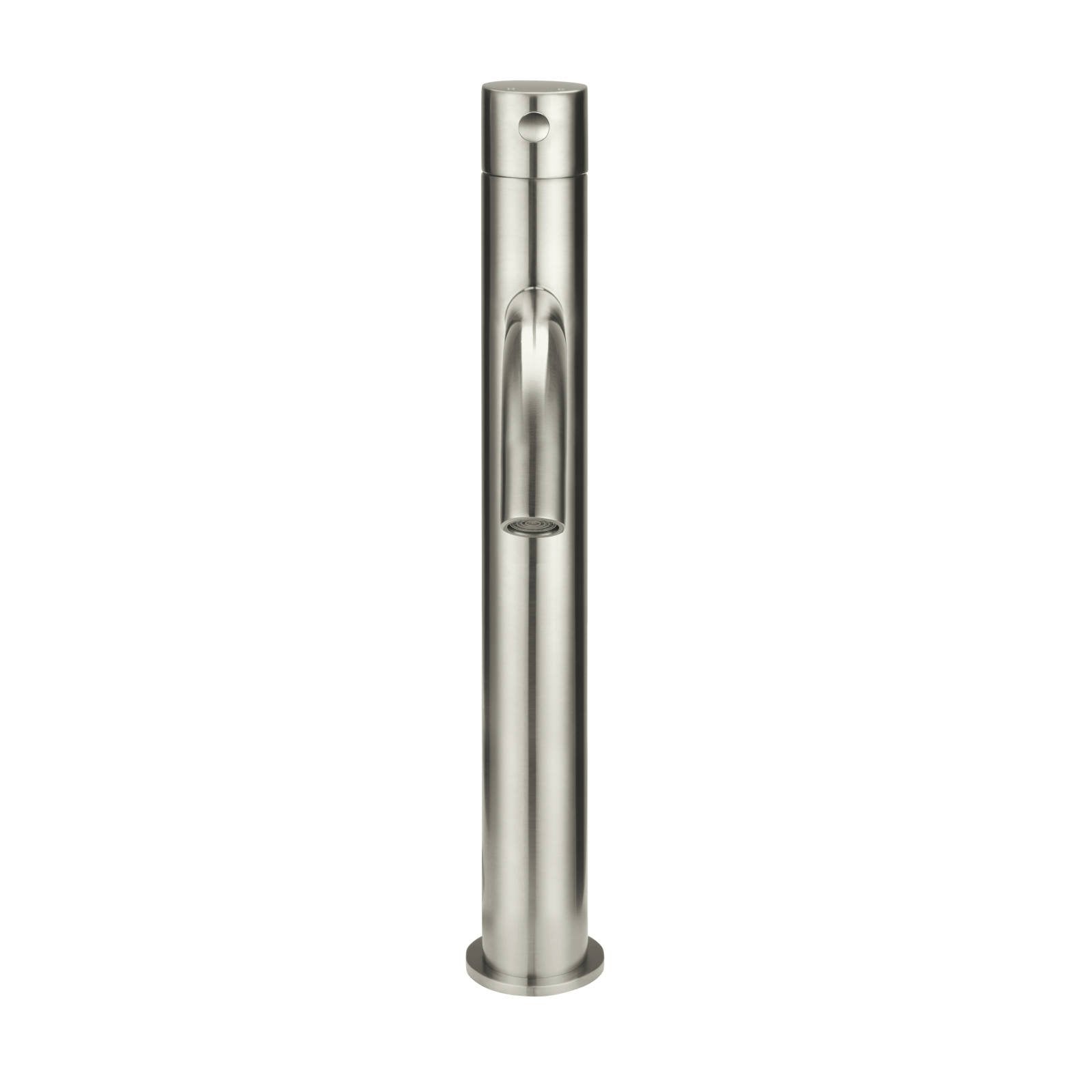 Piccola Tall Basin Mixer, Brushed Nickel
