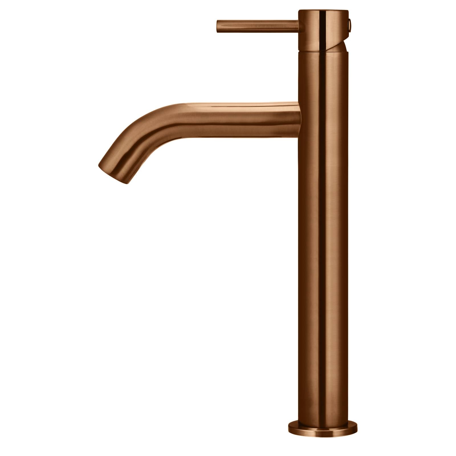 Piccola Tall Basin Mixer, Lustre Bronze