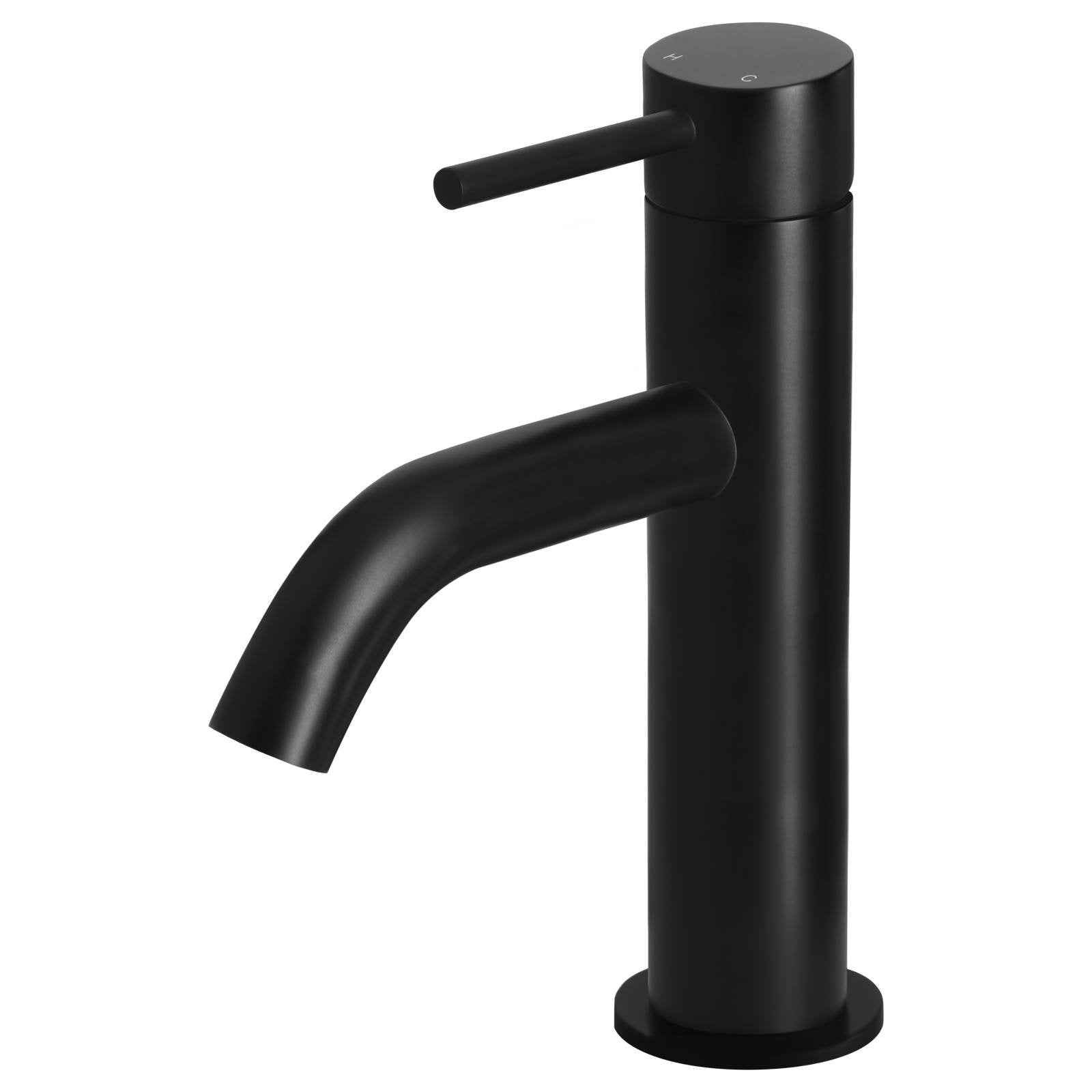 Piccola Basin Mixer, Matte Black
