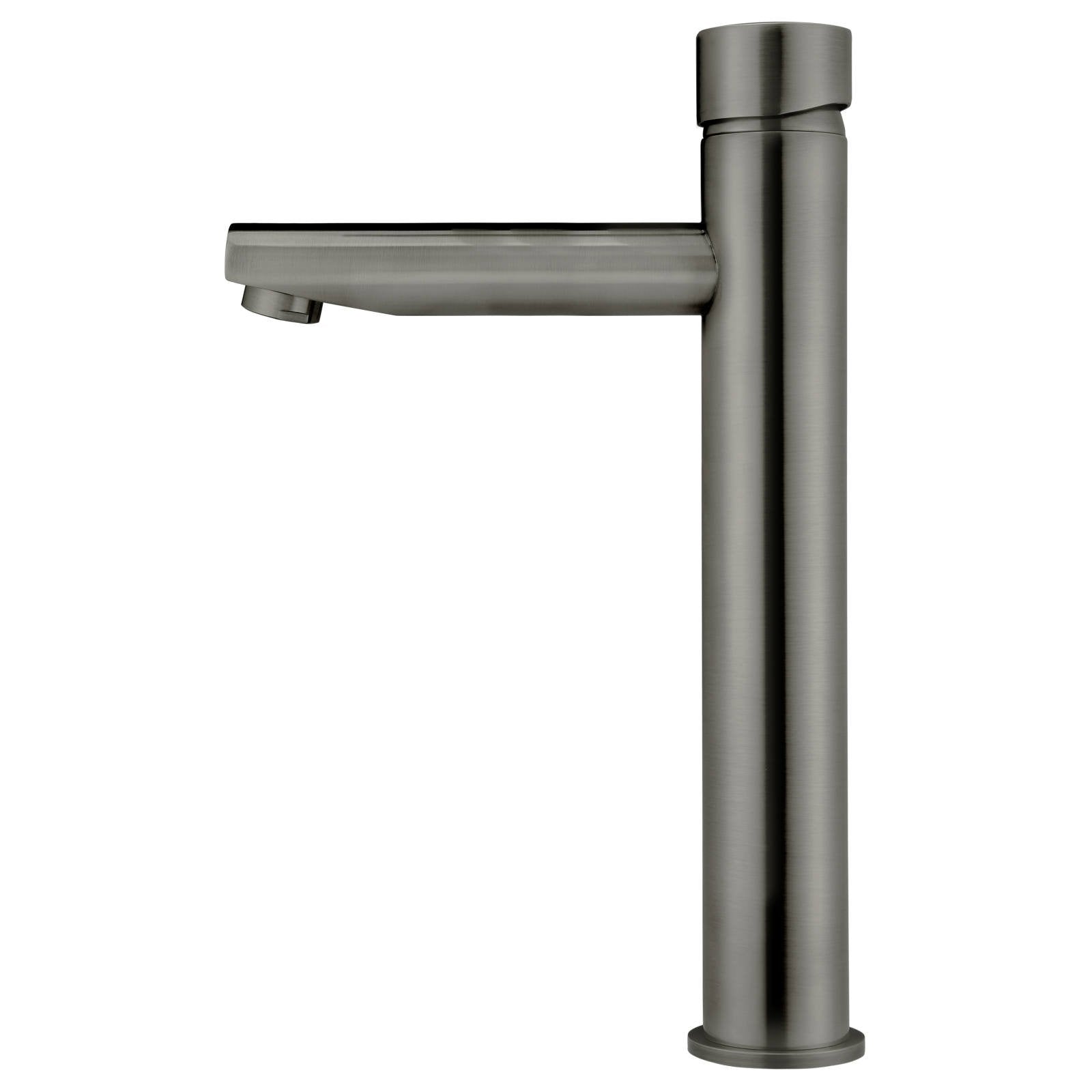 Round Pinless Tall Basin Mixer, Shadow