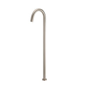 Round Freestanding Bath Spout, Champagne