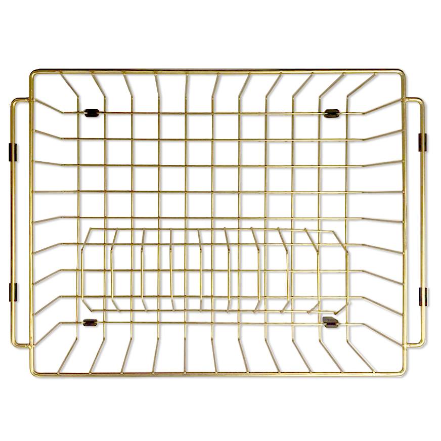 Dish Rack, Brushed Bronze Gold