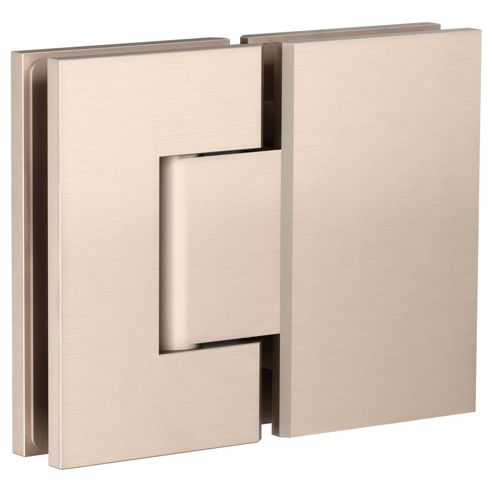 Glass To Glass Shower Door Hinge, Champagne