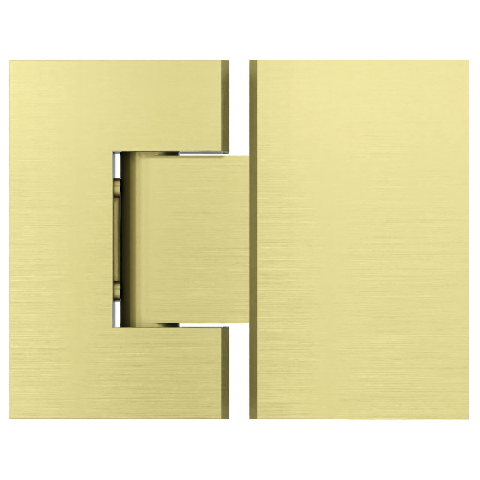 Glass To Glass Shower Door Hinge, Tiger Bronze