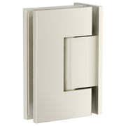 Glass To Wall Shower Door Hinge, Brushed Nickel