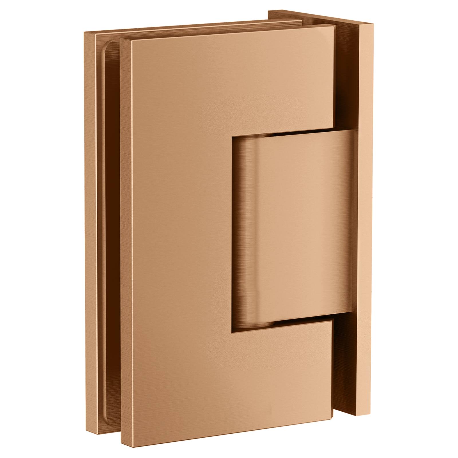 Glass to Wall Shower Door Hinge, Lustre Bronze