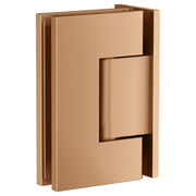 Glass to Wall Shower Door Hinge, Lustre Bronze