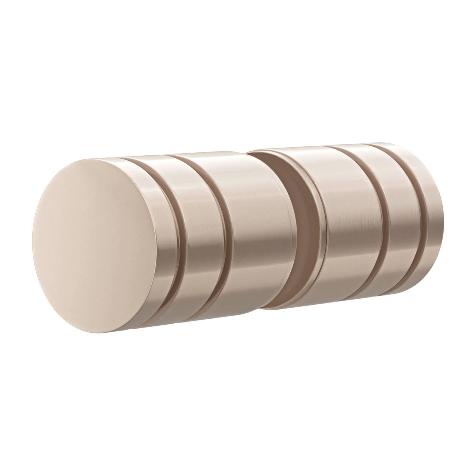 Shower Door Round Handle, Champagne