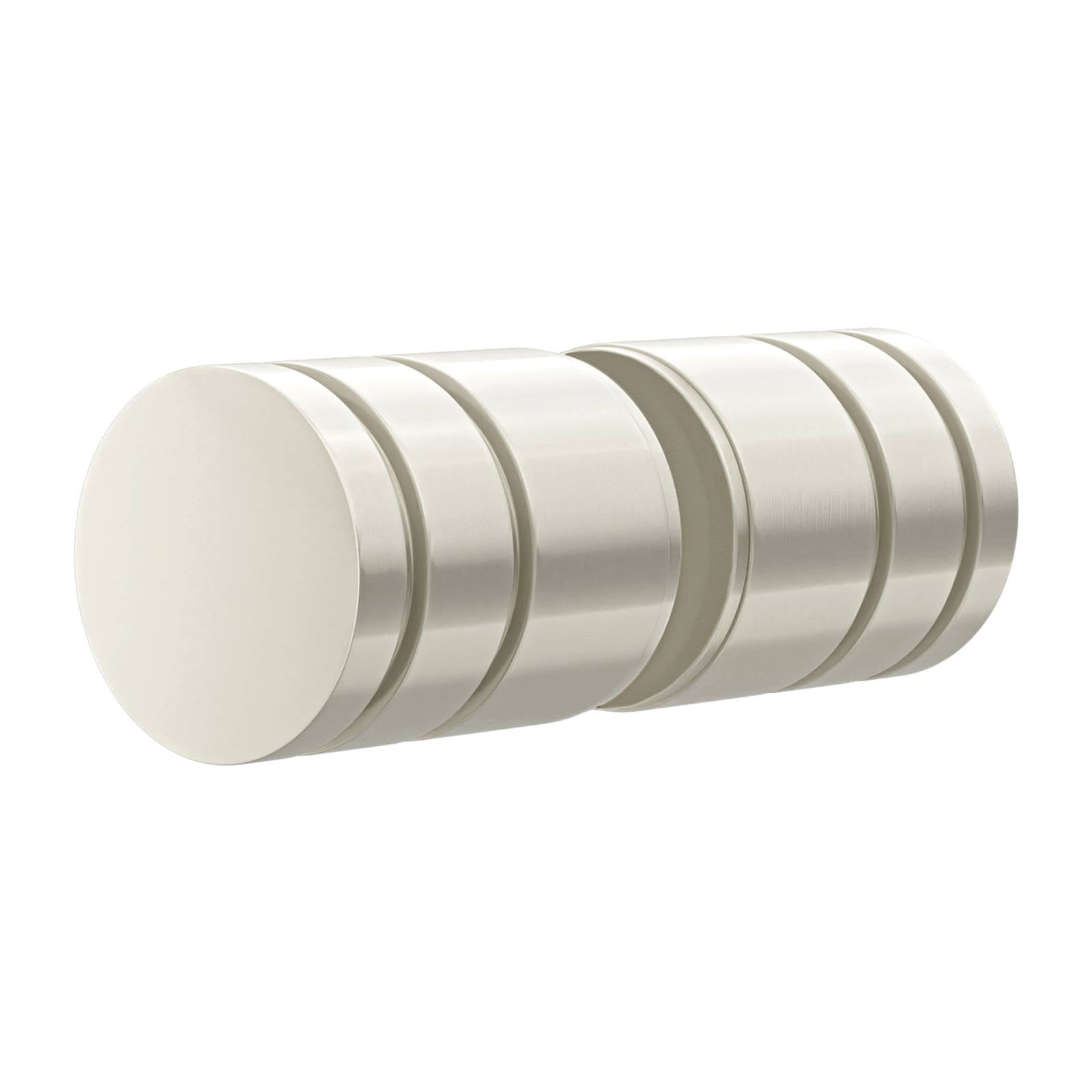 Shower Door Round Handle, Brushed Nickel
