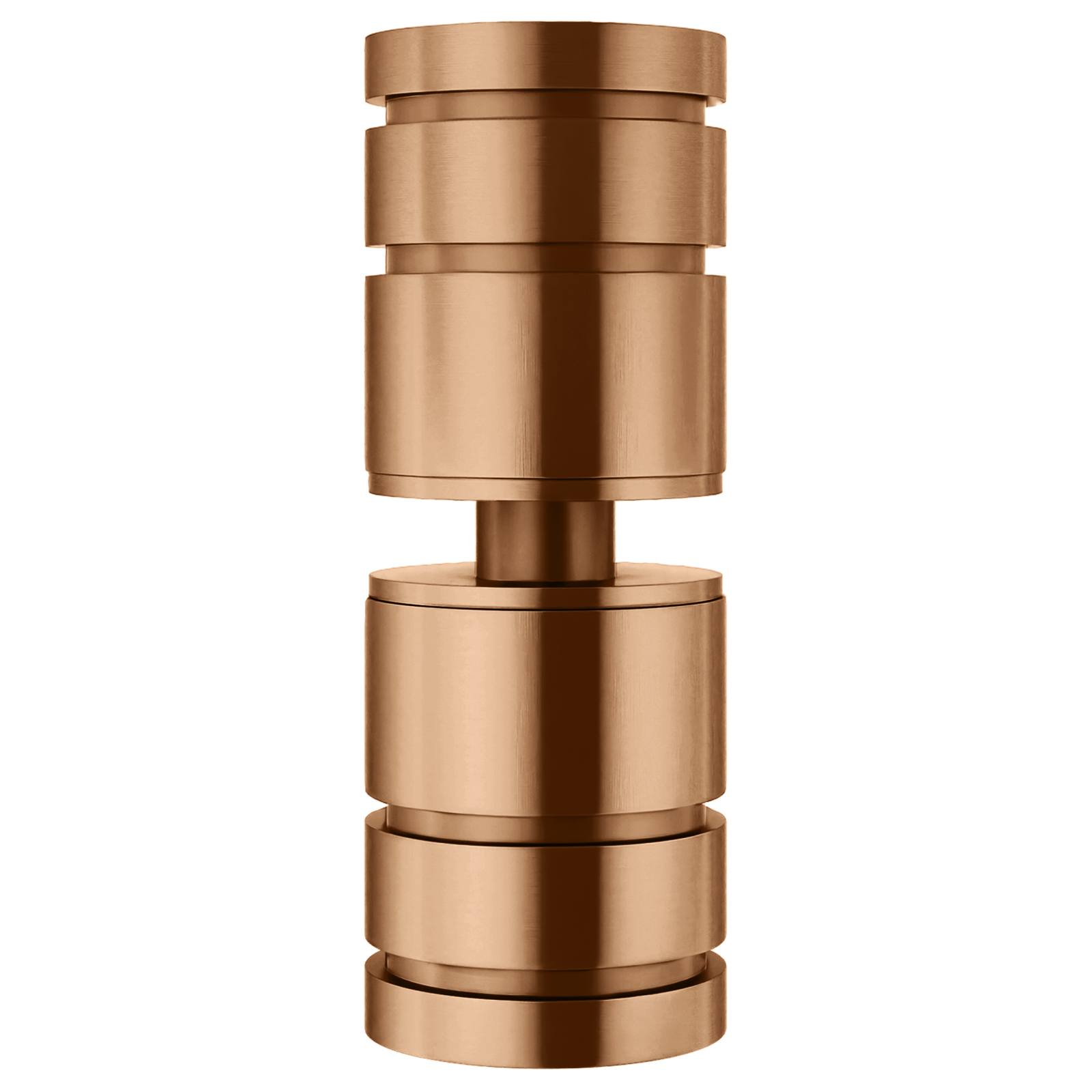 Shower Door Round Handle, Lustre Bronze