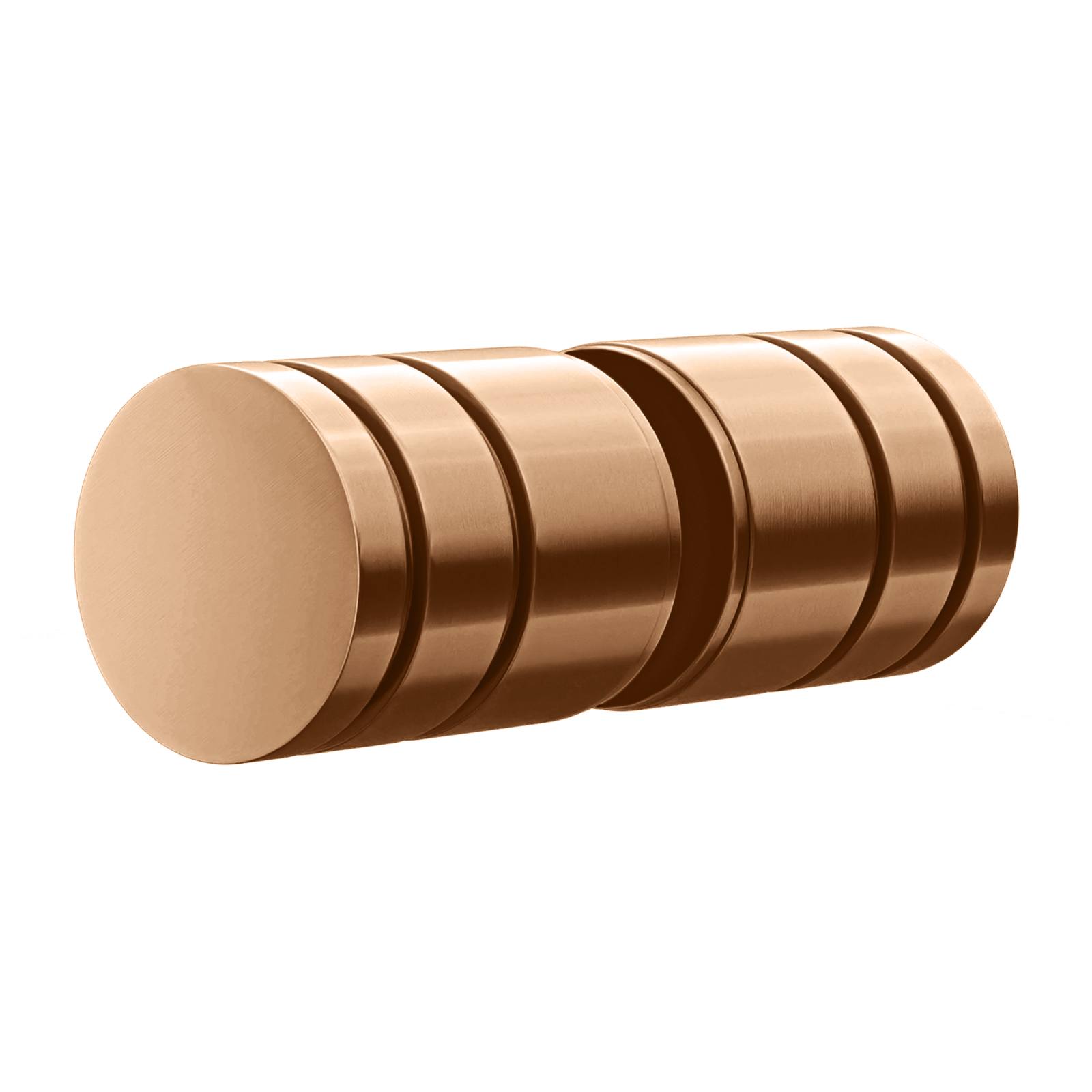Shower Door Round Handle, Lustre Bronze