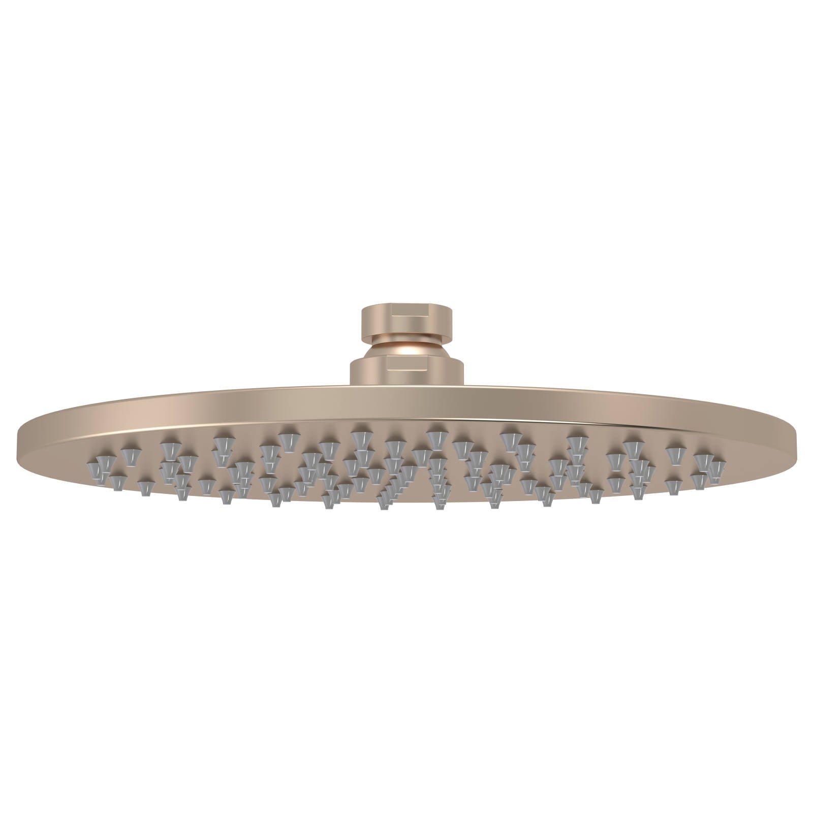 Round Shower Rose, 200mm, Champagne