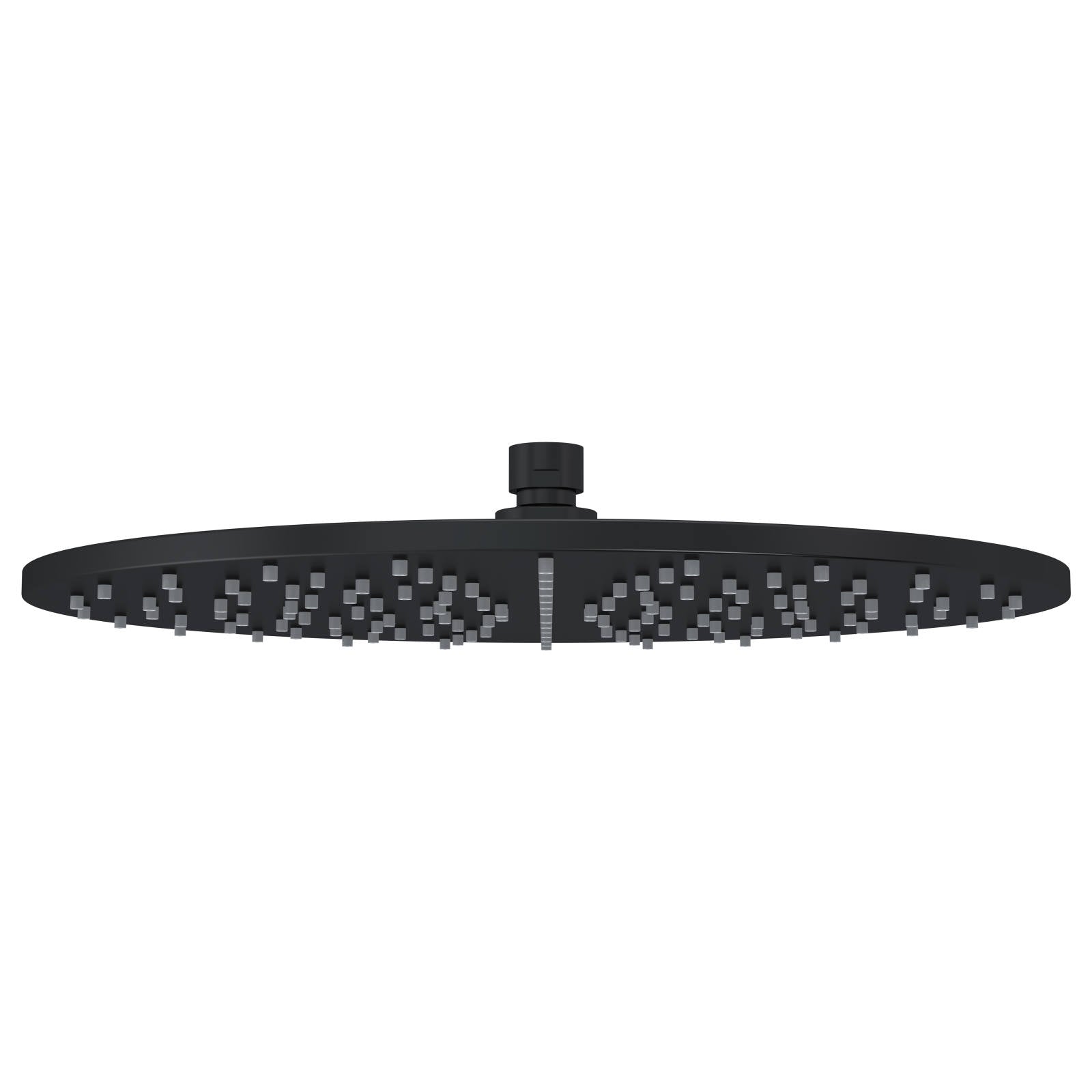 Round Shower Rose, 300mm, Matte Black