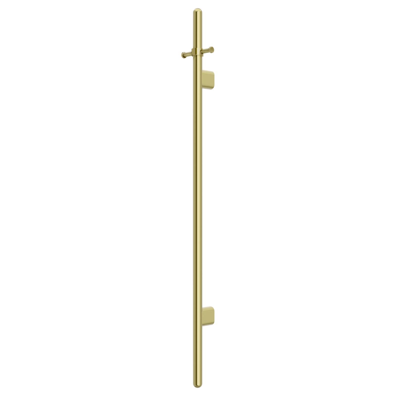 Heated Vertical Towel Rail, Tiger Bronze