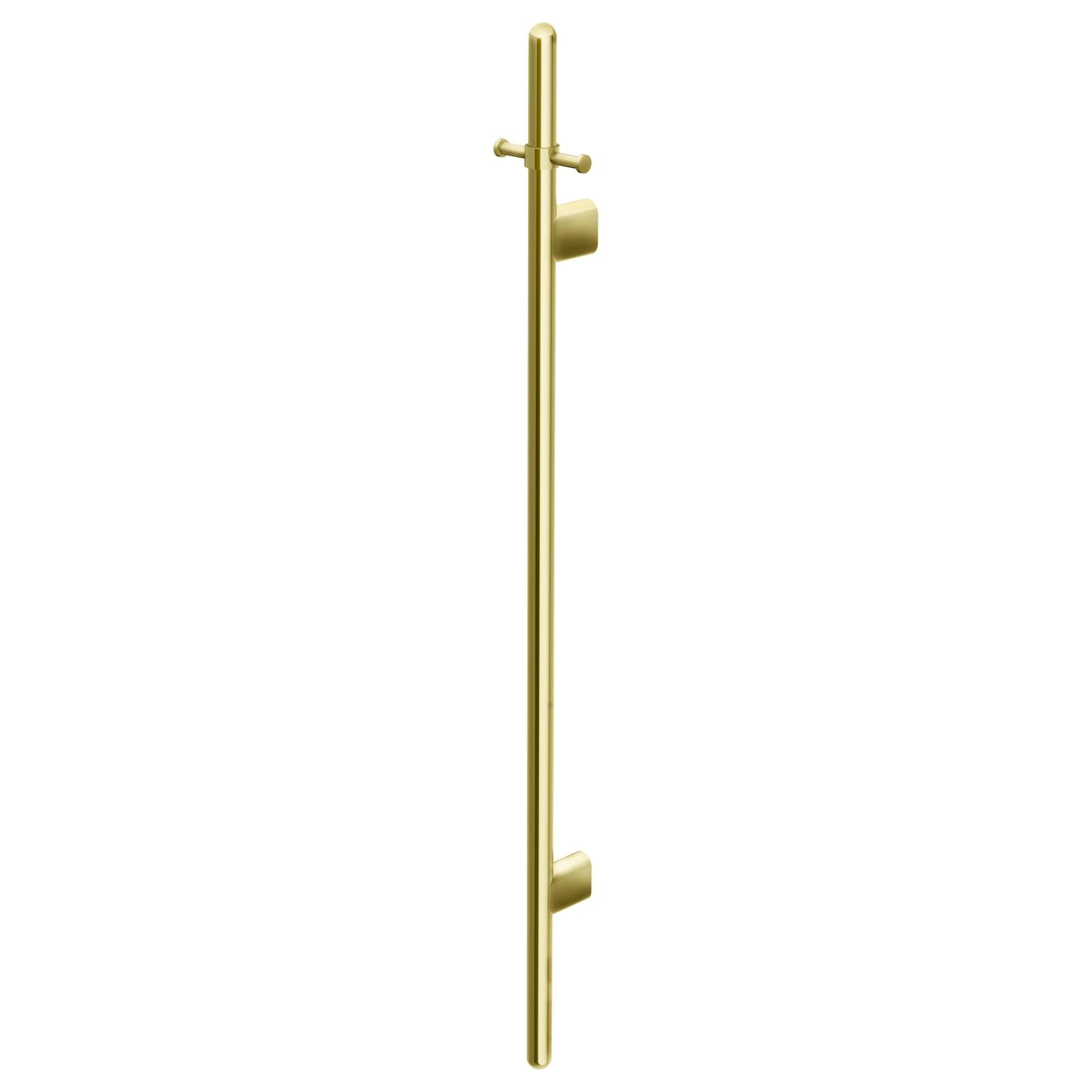 Heated Vertical Towel Rail, Tiger Bronze