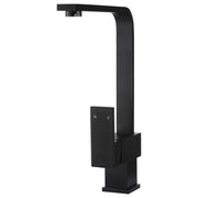 Square Kitchen Mixer, Matte Black