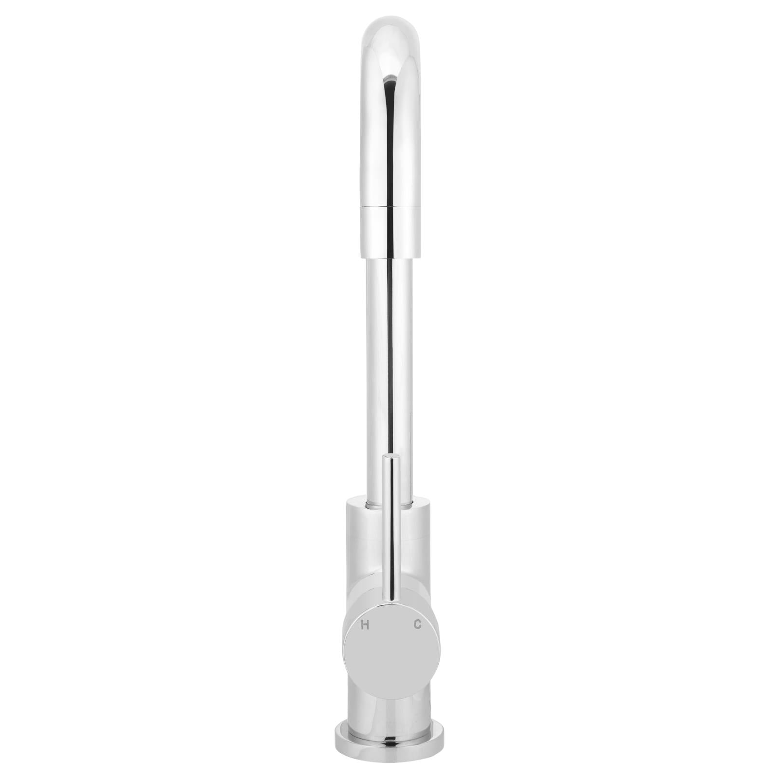 Meir Round Kitchen Mixer, Polished Chrome