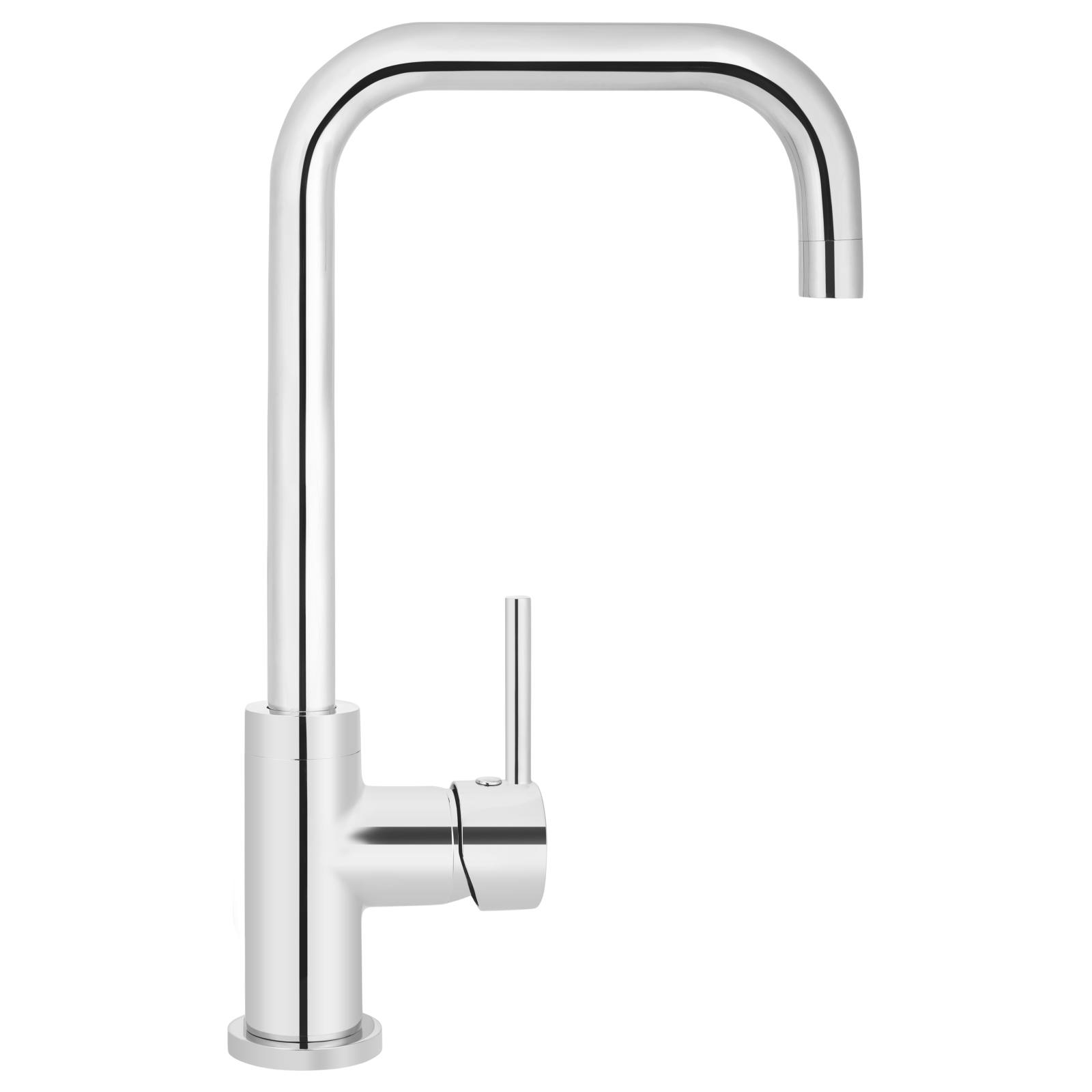 Meir Round Kitchen Mixer, Polished Chrome