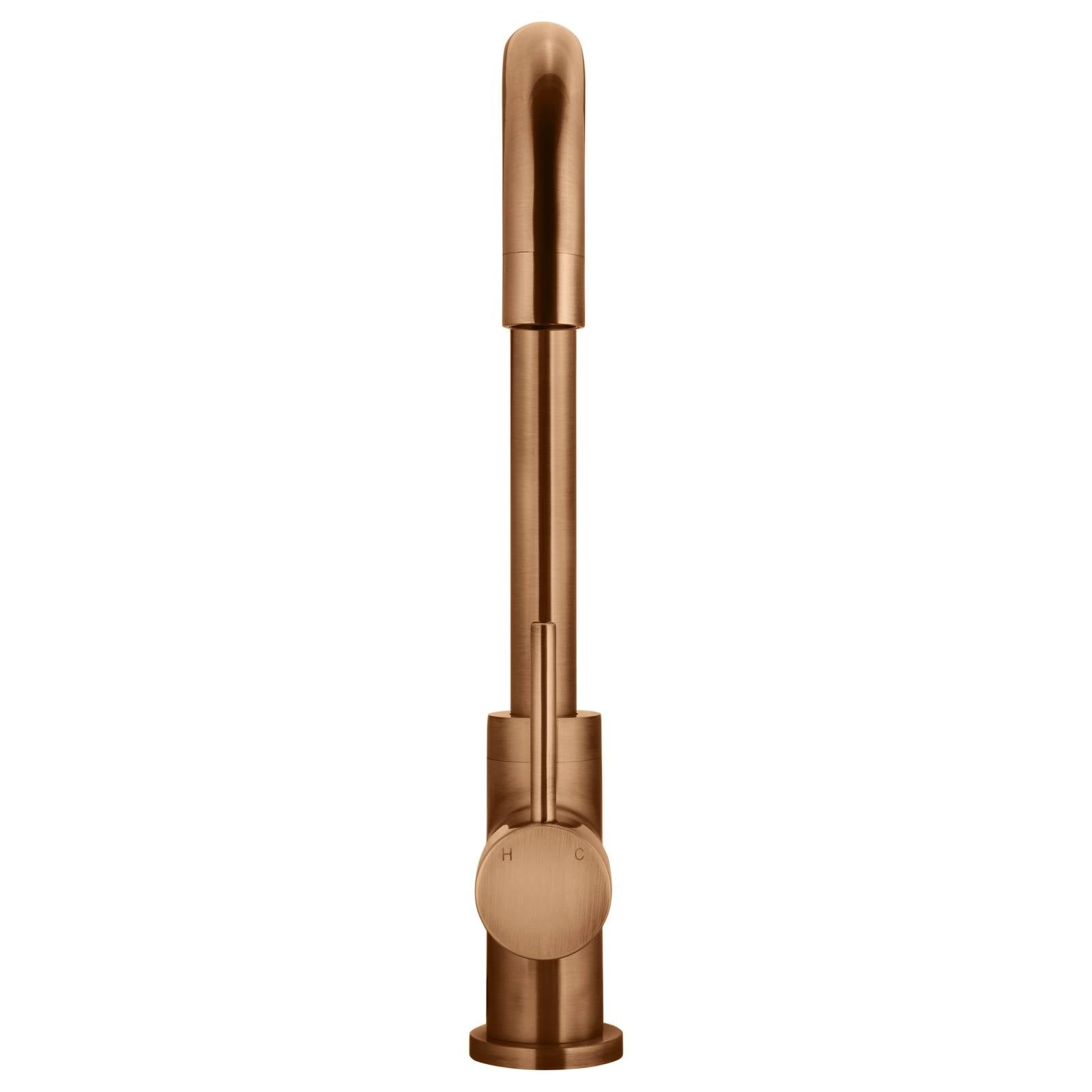 Meir Round Kitchen Mixer, Lustre Bronze